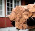 Svanemerket norsk bjørkeved. 60 Liter, 30 cm thumbnail